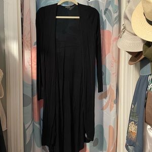 Long sleeve lightweight duster sweater